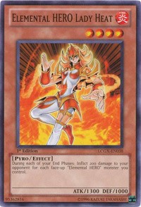 Elemental HERO Lady Heat #LCGX-EN038