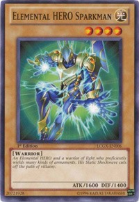 Elemental HERO Sparkman #LCGX-EN006