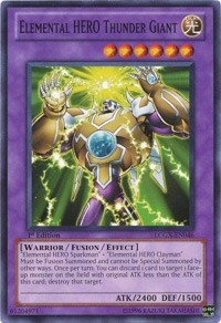 Elemental HERO Thunder Giant #LCGX-EN046