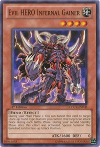 Evil HERO Infernal Gainer #LCGX-EN030