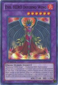 Evil HERO Inferno Wing #LCGX-EN067