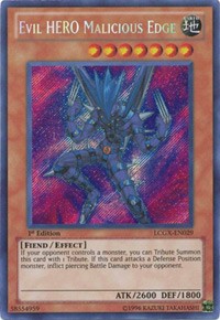 Evil HERO Malicious Edge #LCGX-EN029