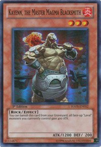 Kayenn, the Master Magma Blacksmith #HA05-EN012