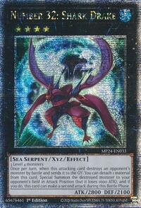 Number 32: Shark Drake (Quarter Century Secret Rare) #MP24-EN033