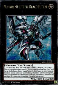 Number F0: Utopic Draco Future (Quarter Century Secret Rare) #MP24-EN037