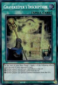 Gravekeeper's Inscription #MP24-EN064