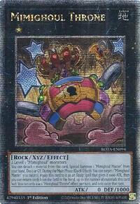 Mimighoul Throne (Quarter Century Secret Rare) #ROTA-EN094