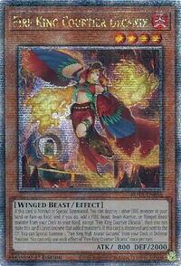 Fire King Courtier Ulcanix (Quarter Century Secret Rare) #ROTA-EN098
