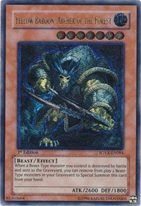 Yellow Baboon, Archer of the Forest (UTR) #SOVR-EN084