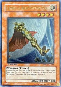 Elemental Hero Captain Gold (UTR) #FOTB-EN014