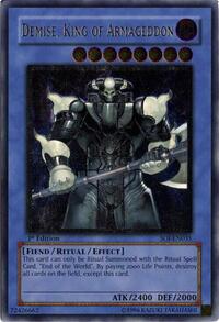 Demise, King of Armageddon (UTR) #SOI-EN035
