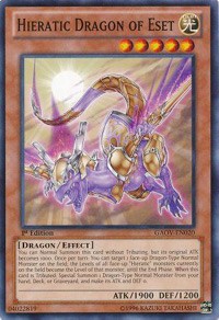 Hieratic Dragon of Eset #GAOV-EN020