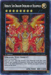 Hieratic Sun Dragon Overlord of Heliopolis #GAOV-EN048