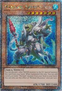 Mermail Abyssteus (Quarter Century Secret Rare) #RA03-EN007