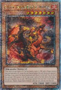 Blaster, Dragon Ruler of Infernos (Quarter Century Secret Rare) #RA03-EN010