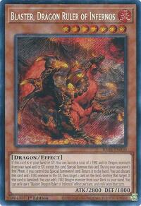 Blaster, Dragon Ruler of Infernos (Secret Rare) #RA03-EN010