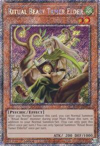 Ritual Beast Tamer Elder (Platinum Secret Rare) #RA03-EN012