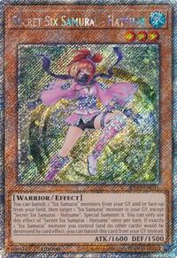 Secret Six Samurai - Hatsume (Platinum Secret Rare) #RA03-EN016
