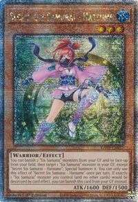 Secret Six Samurai - Hatsume (Quarter Century Secret Rare) #RA03-EN016