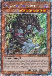 Danger! Bigfoot! (Platinum Secret Rare) #RA03-EN019