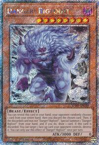 Danger! Bigfoot! (Alternate Art) (Platinum Secret Rare) #RA03-EN019
