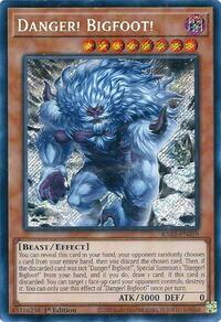 Danger! Bigfoot! (Alternate Art) (Secret Rare) #RA03-EN019