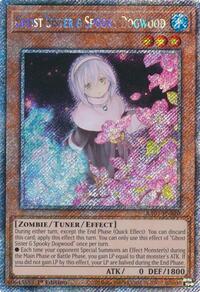 Ghost Sister & Spooky Dogwood (Alternate Art) (Platinum Secret Rare) #RA03-EN020