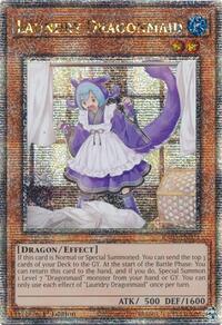 Laundry Dragonmaid (Quarter Century Secret Rare) #RA03-EN021
