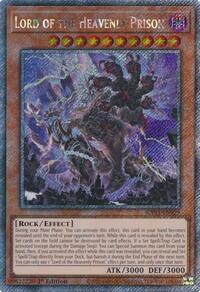 Lord of the Heavenly Prison (Platinum Secret Rare) #RA03-EN029