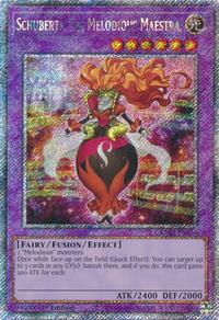 Schuberta the Melodious Maestra (Platinum Secret Rare) #RA03-EN034