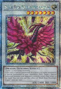 Black Rose Moonlight Dragon (Quarter Century Secret Rare) #RA03-EN038