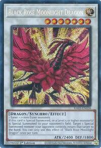 Black Rose Moonlight Dragon (Secret Rare) #RA03-EN038