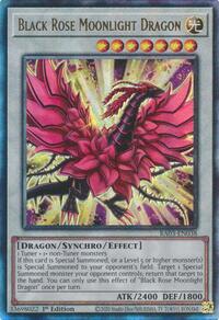 Black Rose Moonlight Dragon (PUR) #RA03-EN038