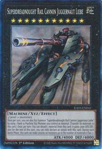 Superdreadnought Rail Cannon Juggernaut Liebe (PCR) #RA03-EN041