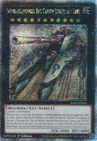 Superdreadnought Rail Cannon Juggernaut Liebe (Quarter Century Secret Rare) #RA03-EN041