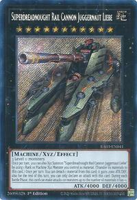Superdreadnought Rail Cannon Juggernaut Liebe (Secret Rare) #RA03-EN041
