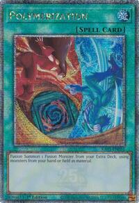 Polymerization (B) (HERO Art) (Quarter Century Secret Rare) #RA03-EN051