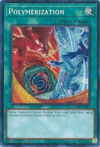 Polymerization (B) (HERO Art) (Secret Rare) #RA03-EN051