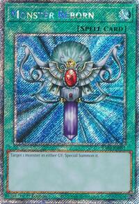 Monster Reborn (Platinum Secret Rare) #RA03-EN052