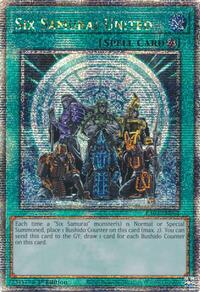 Six Samurai United (Quarter Century Secret Rare) #RA03-EN054