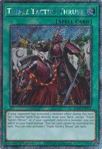 Triple Tactics Thrust (Platinum Secret Rare) #RA03-EN072