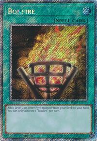 Bonfire (Platinum Secret Rare) #RA03-EN073