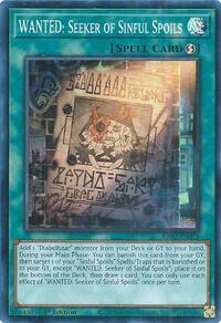 WANTED: Seeker of Sinful Spoils #RA03-EN074