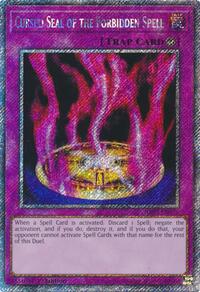 Cursed Seal of the Forbidden Spell (Platinum Secret Rare) #RA03-EN076