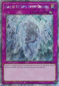 Grave of the Super Ancient Organism (Platinum Secret Rare) #RA03-EN077