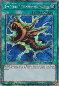 The Flute of Summoning Dragon (Platinum Secret Rare) #RA03-EN087