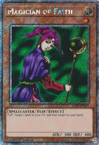 Magician of Faith (Platinum Secret Rare) #RA03-EN090