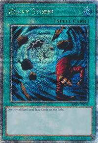 Heavy Storm (Quarter Century Secret Rare) #RA03-EN092