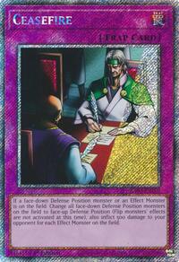 Ceasefire (Platinum Secret Rare) #RA03-EN105