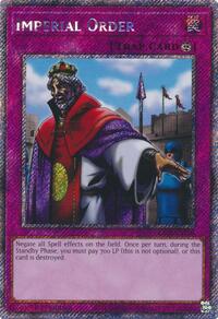 Imperial Order (Platinum Secret Rare) #RA03-EN106